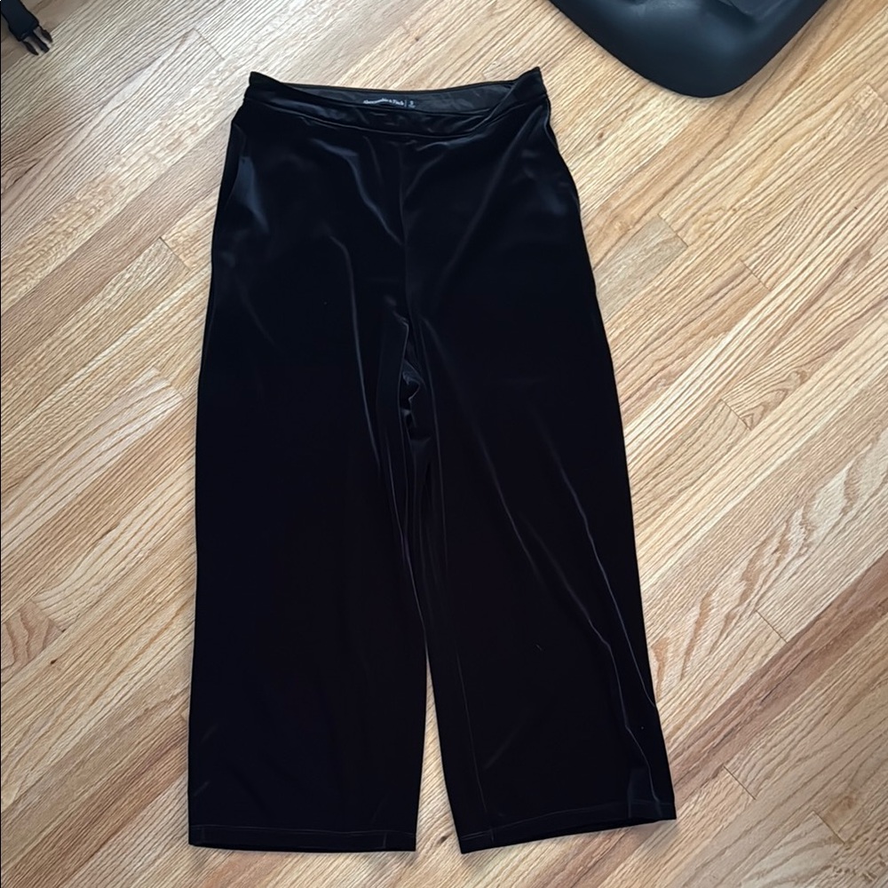 Abercrombie & Fitch Black Velvet pants